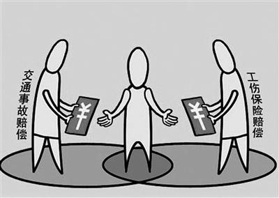 工傷與交通事故競(jìng)合時(shí)，是否能主張雙倍賠償